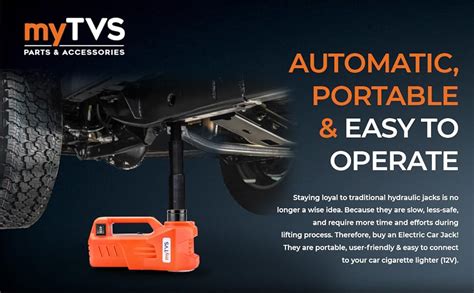 myTVS Electronic 3-Ton Car Jack | Powerful and Convenient Car Jack ...