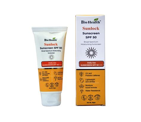 BioHealth Sunlock Sunscreen SPF 50 : Amazon.in: Beauty