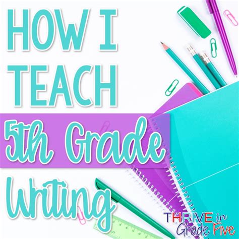 Image result for 5th Grade Writing Lesson