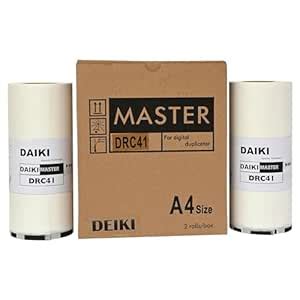 DEIKI DRC 41 A4 Master Roll for DUPLO Duplicator, 2 Rolls per Box ...