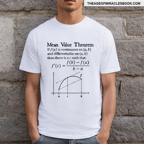 Funny Nerdy Mean Value Theorem Calculus Teacher Math Black Design On ...