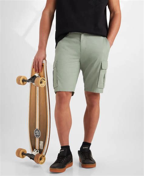 Buy Super Combed Cotton Woven Straight Fit Cargo Shorts with Seven ...