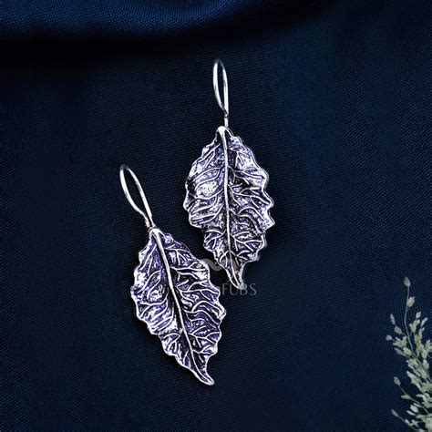 Premium Jaipuri Oxidized Set Of 9 Earrings in Elite Wooden Box – FUBS