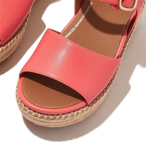 Buy Fitflop Eloise Espadrille Leather Back-Strap Wedge Sandals Online ...
