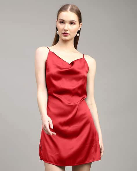 Buy Maroon Dresses for Women by Shein Online | sheinindia.in