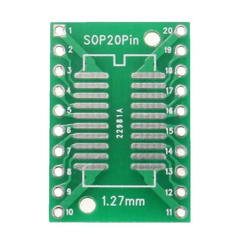 Probots SOP20 TSSOP20 SSOP20 SMD to DIP20 PCB Adapter Board Buy Online ...