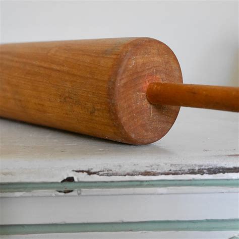 Beautiful Vintage Wooden Rolling Pin One Piece Rolling Pin - Etsy