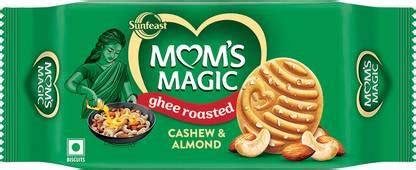 Sunfeast Mom's Magic Cashew & Almond Ghee Roasted Nuts Cookies Biscuit ...