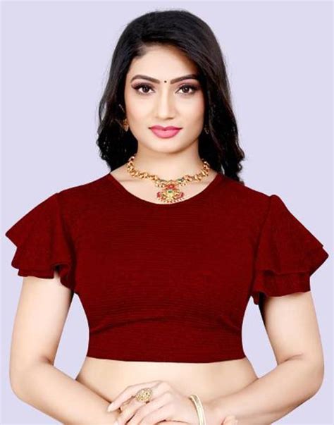 Maroon Blouses - Buy Maroon Blouses Online at Best Prices In India ...