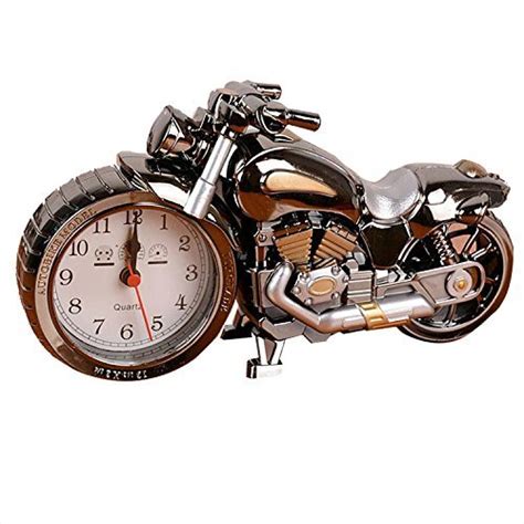 Buy FinerMe Vintage Mini Motorcycle/Bicycle Model Alarm Clock Battery ...