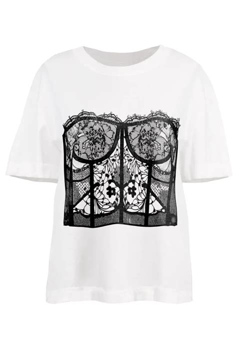 Corset Graphic Oversize T-shirt