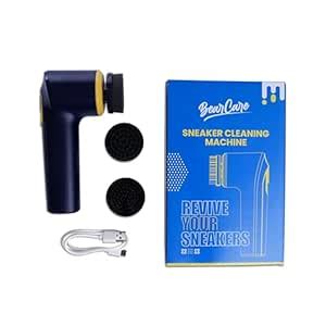 Bear Care Electric Shoes Cleaning Machine with 3 Brush Heads | USB ...