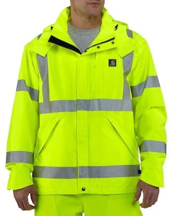 Buy Carhartt Men's Big & Tall High Visibility Class 3 Waterproof Jacket ...