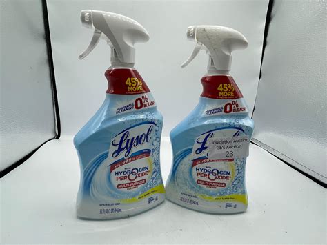 Lot - Lot of Two Bottles of Hydrogen Peroxide Lysol Multipurpose Cleaner