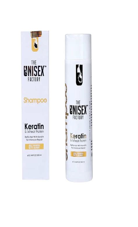 Buy THE UNISEX FACTORY Keratin & Wheat Protein Shampoo - Sulphate ...