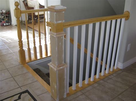 Remodelaholic | Stair Banister Renovation Using Existing Newel Post and ...