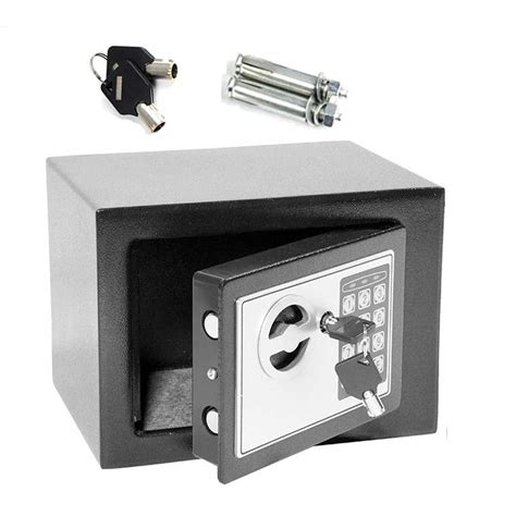 Buy Autoher Small Digital Safe, Steel Construction, Pin Code Display, 2 ...
