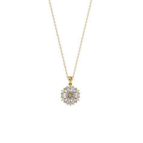 Lab Grown Diamond Necklace & Pendant Set for Women | Stefee Jewels