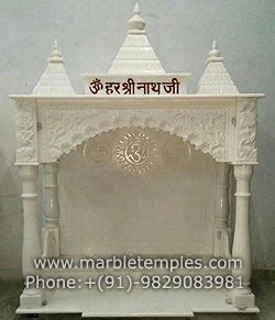 Big Outdoor Marble Temple Makers And Supplier in Jaipur, India - Marble ...
