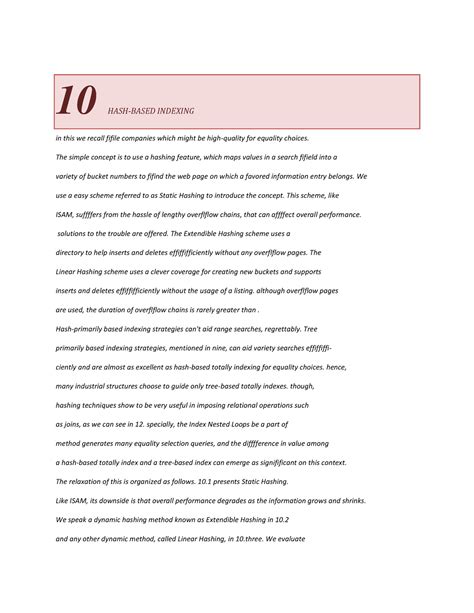 10 HASH Based Indexing - Hey friends This thread contains quality notes ...