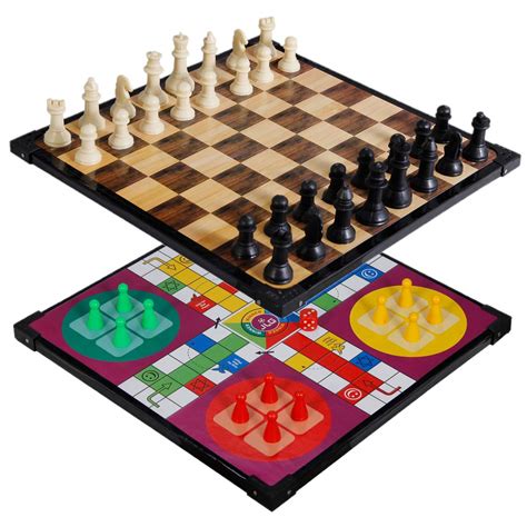 Buy JLG Chess-Ludo 2 in 1 Board Game (12X12 inches) Online at Low ...