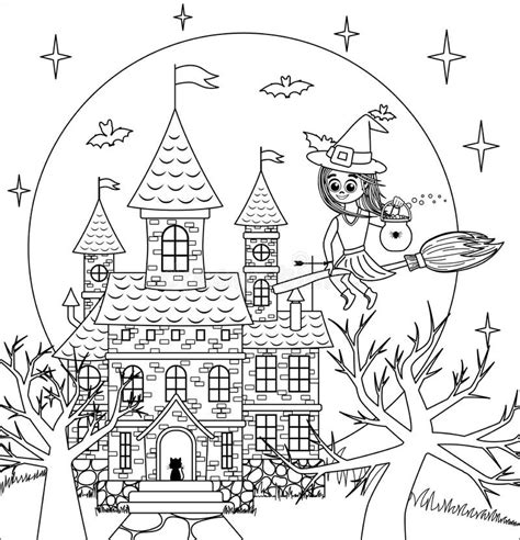 Haunted Castle Coloring Pages [2025]