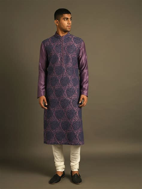 Embroidered Kurta Set– DHRUV VAISH