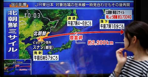North Korea fires ballistic missile over Japan, lands in the Pacific ...