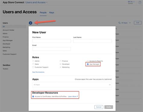 Invite Apple and Google Developer Accounts - App Distribution