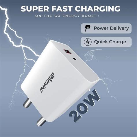 Turbo 20W Dual Port USB & Type C PD Fast Adapter – iNFiRe