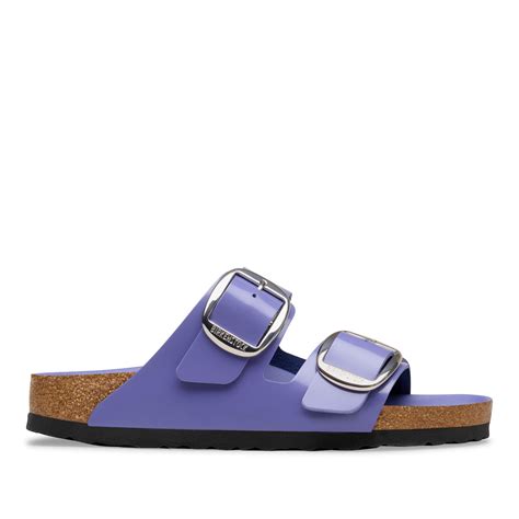 Arizona Big Buckle Natural Leather Patent High-Shine Purple Dusk ...