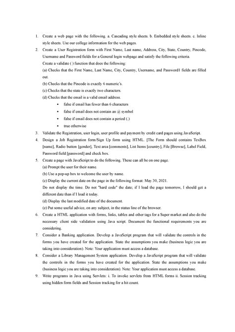 IP Lab questions ...