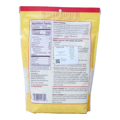 Bob's Red Mill Yellow Corn Polenta 680 g Online at Best Price | Lulu KSA