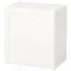 BESTÅ shelf unit with door, white/Lappviken white, 60x42x64 cm (235 ...