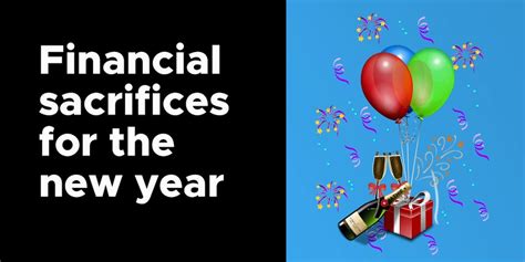 Some financial sacrifices you can make in the new year