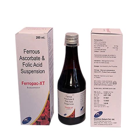 FERROPAC-XT Syrup Mondove Biotech Pvt. Ltd.