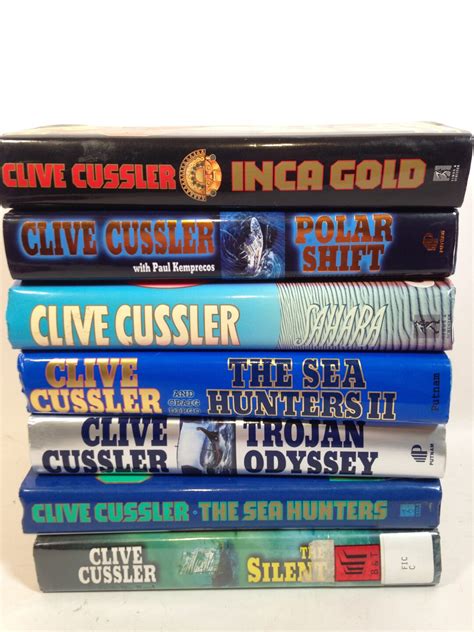 7 Exciting Adventure Book by Clive Cussler the Silent Sea and More ...