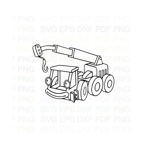 Lofty_Bob_the_Builder Outline Svg Dxf Eps Pdf Png, Cricut, C | Inspire ...