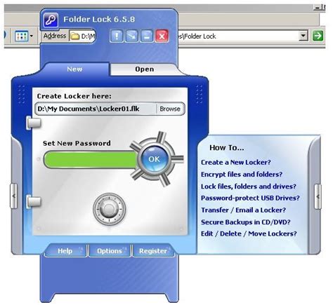 Image result for Lock Folder Windows 1.0