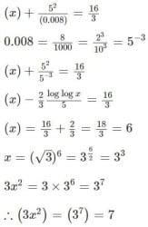 CAT Previous Year Questions: Logarithms PDF Download