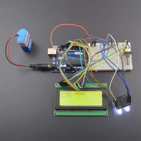 REES52 Make A Color Detector Using TCS3200 COLOR SENSOR And 20 * 4 LCD ...