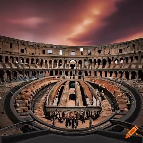 Ancient Roman Colosseum Water Battles