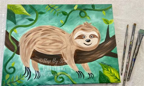 Image result for Acrylic Tutorials Sloth