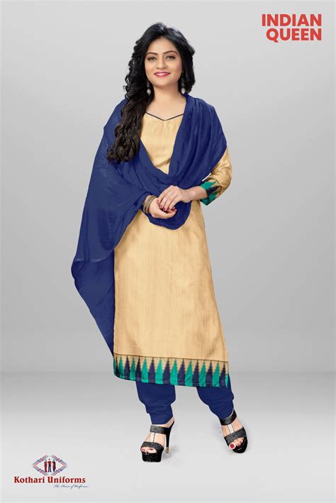 Indian Queen - CIQ3B | Kothari Uniforms | Uniform Salwars (Churidar)