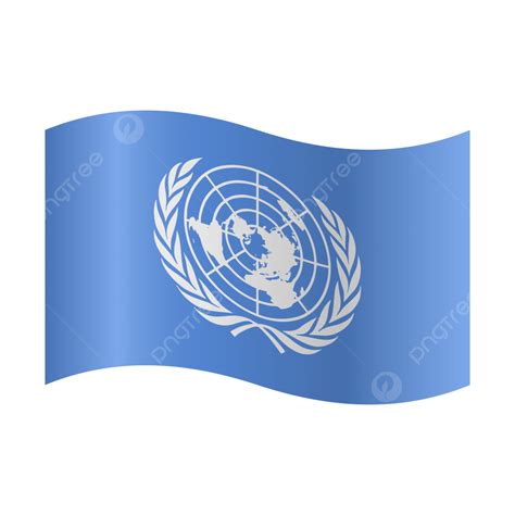 聯合國國旗矢量寫實插畫, 聯合國, 旗幟, 國民向量圖案素材免費下載，PNG，EPS和AI素材下載 - Pngtree