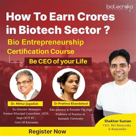 Bio Entrepreneurship Certification Course - Learn Full Strategy on How ...