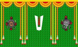 DM FASHION Green Chatai Multi Flowers Backdrop Decoration Price in ...