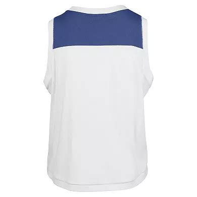 Women's '47 White Kentucky Wildcats Premier Zoey Waist Length Tank Top