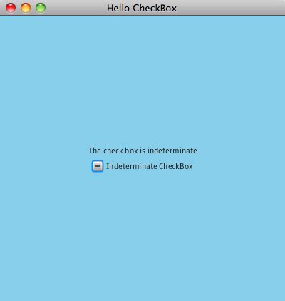 Image result for Indeterminate Checkbox Java