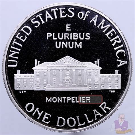 1993 S James Madison Bill Of Rights Proof Commem 90 Silver Dollar Us Coin